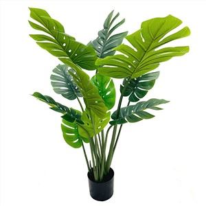 Umelý strom Monstera v plastovom kvetináči