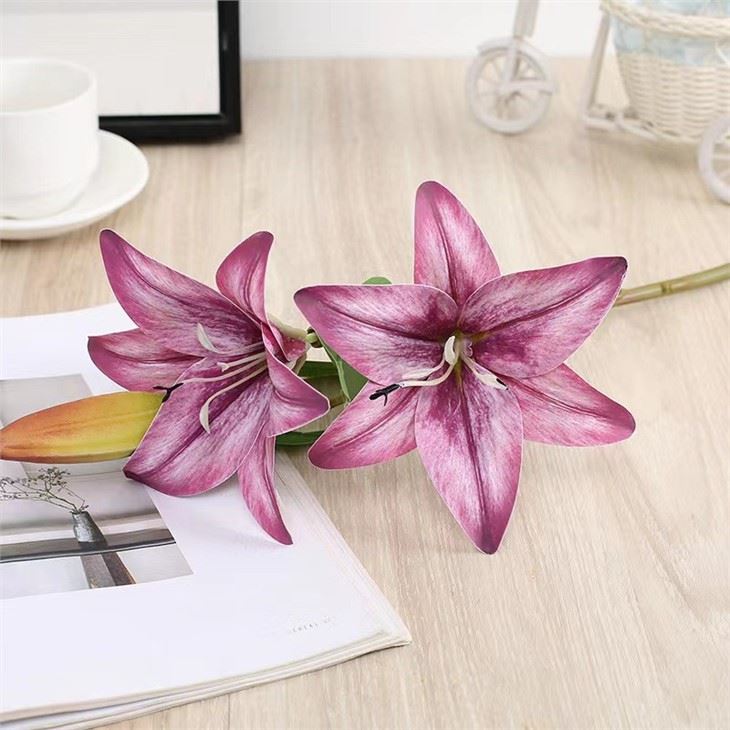 silk easter lilies
